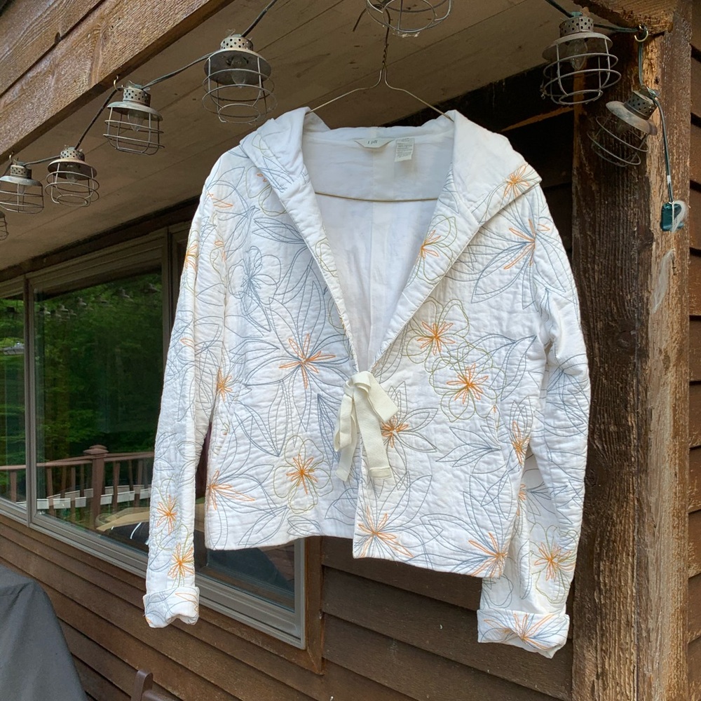 J. Jill Embroidered Jacket